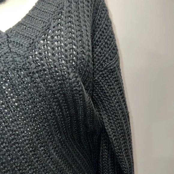 Black Guess tunic sweater, XL - Picture 6 of 10